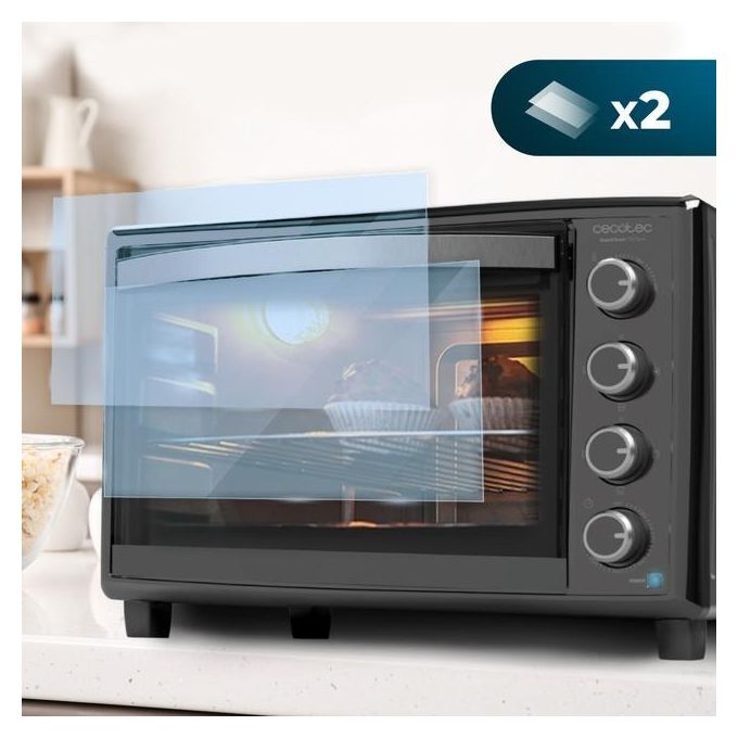 Cecotec Forno BakeandToast 4600 Black Gyro 46 Litri 2000W 12 Funzioni con Girarrosto