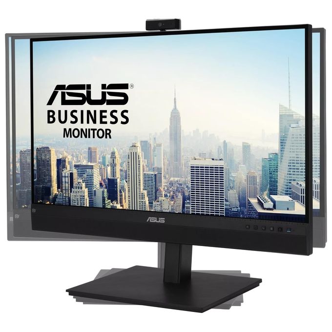 ASUS BE27ACSBK Monitor 27'', WQHD (2560x1440), IPS, Frameless, Webcam FullHD Integrata, Microfono Ai Noise Canceling, USB-C, Speaker Integrati, Design Ergonomico, Eye Care, Riduzione Luce Blu, Nero