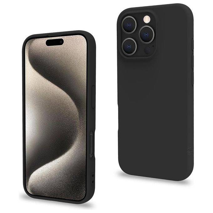 Celly Cromo Cover per iPhone 16 Pro Nero