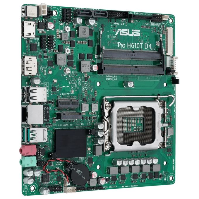 ASUS Pro H610T D4-CSM Intel H610 LGA 1700 mini ITX