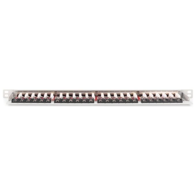 Digitus DN91624SSLEAG Pannello Patch Classe Ea Cat 6a ad Alta Densita' Schermato 24 Porte