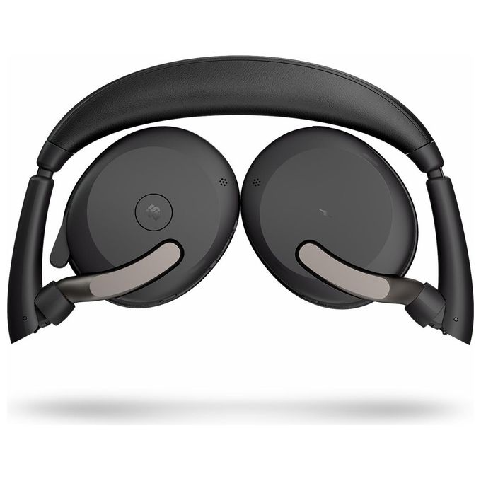 Jabra Evolve2 65 Flex Auricolare con Cavo e Senza Cavo a Padiglione Ufficio Bluetooth Nero
