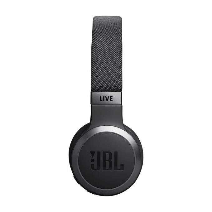 JBL Live 670NC Cuffie On-Ear Bluetooth Wireless con Cancellazione Adattiva del Rumore SmartAmbient Personi-Fi 2.0 JBL Surround Connessione Multipoint fino a 65 Ore di Autonomia Nero