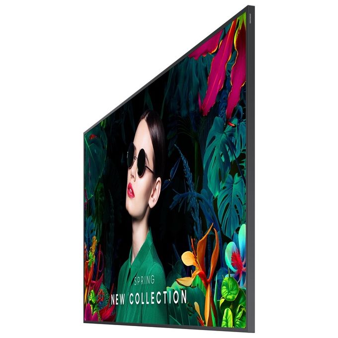 Samsung LH85QMCEBGCXEN Visualizzatore di Messaggi Pannello Piatto per Segnaletica Digitale 85'' Lcd Wi-fi 500 Cd-m² 4k Ultra Hd Nero Tizen 24-7