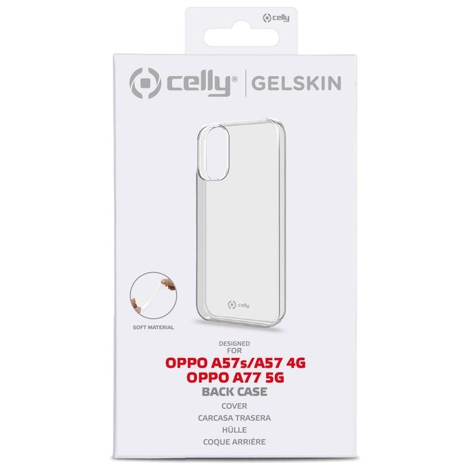 Celly Tpu Cover per Oppo A57s-A57 4G A77 5G