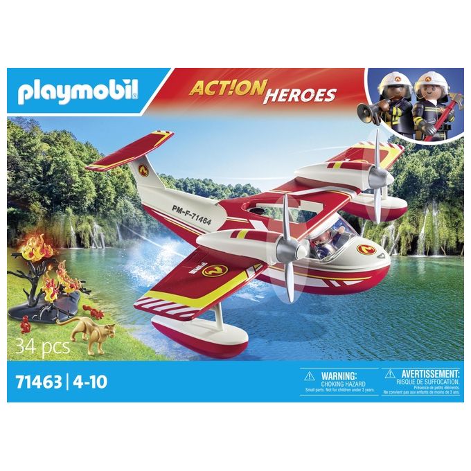 Playmobil Action Heroes Idrovolante dei Pompieri
