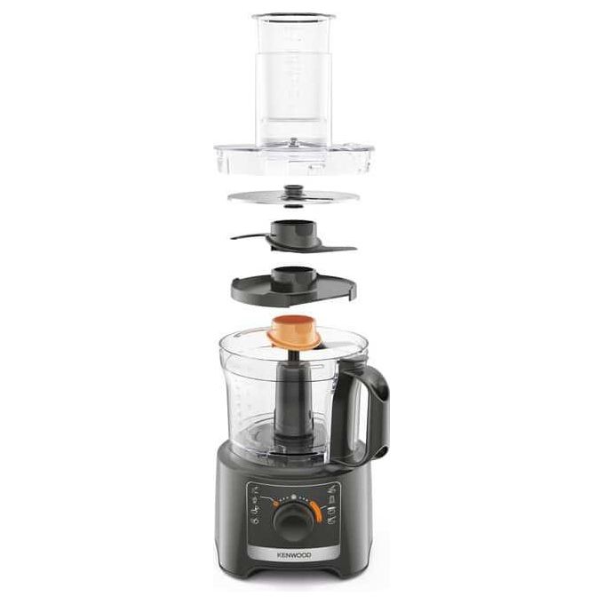 Kenwood FDP31.360GY MultiPro Compact Robot da Cucina 800W 2,1 Litri Frullatore 1,2 Litri Grigio