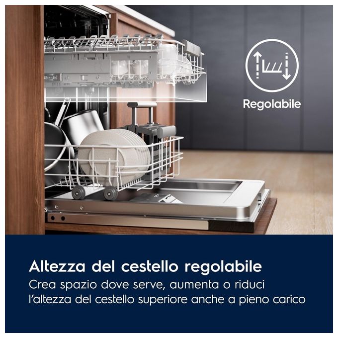 [ComeNuovo] Electrolux EES47311L Lavastoviglie da Incasso a Scomparsa Totale RealLife 13 Coperti Classe energetica D (A+++) 8 Programmi Tecnologia AirDry 60 cm