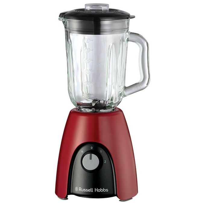 Russell Hobbs 27120-56 Frullatore con Bicchiere Capacita' 1.5 Litri Potenza 650 Watt 2 Velocita' colore Rosso e Nero