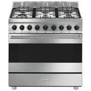 Smeg B91GMX2 Cucina 90x60cm 6 Funzioni Multi9 Classe Energetica A Inox