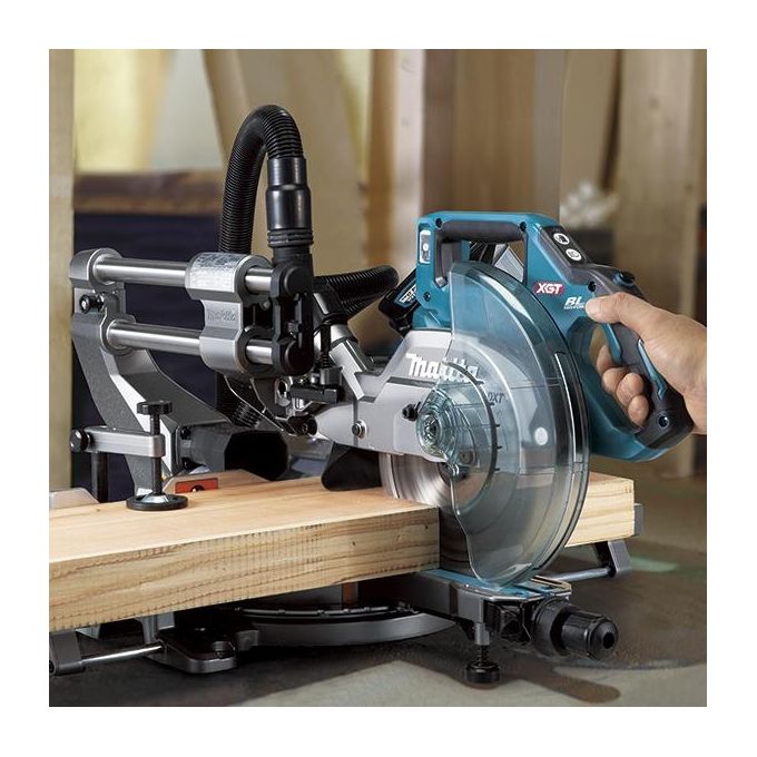 Makita troncatrice radiale per legno 40V 216 mm BL batterie non inclusa motore brushless tecnologia DXT