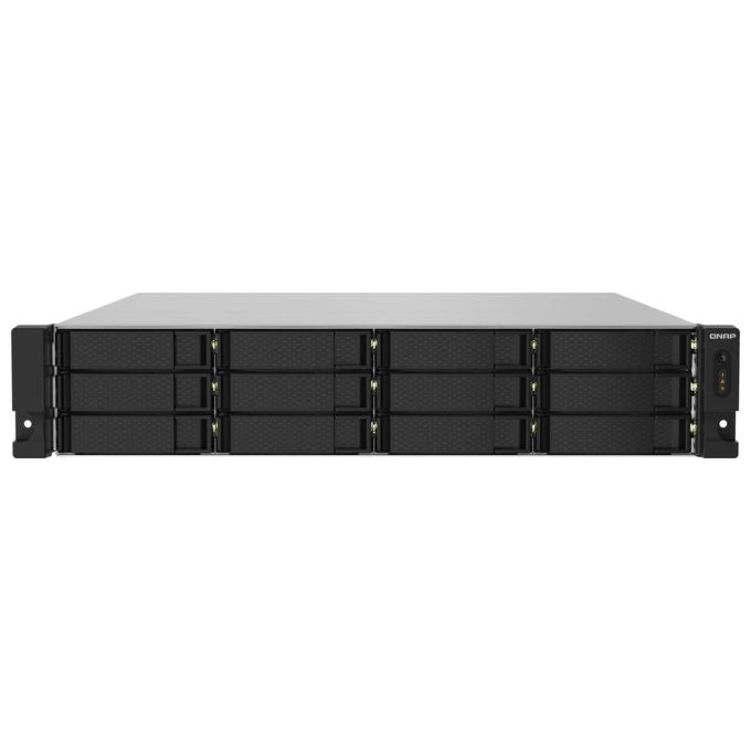 Qnap TS-1232PXU-RP AL324  Collegamento Ethernet Lan Armadio 2U Nero Nas