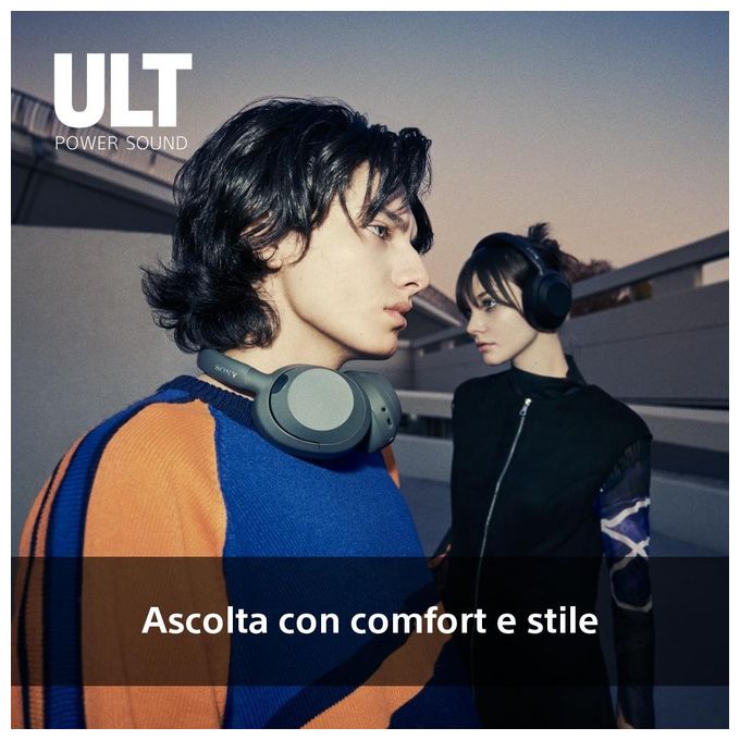 Sony ULT WEAR Cuffie Bluetooth Wireless con ULT POWER SOUND Bassi Profondi IOS e Android Bianco