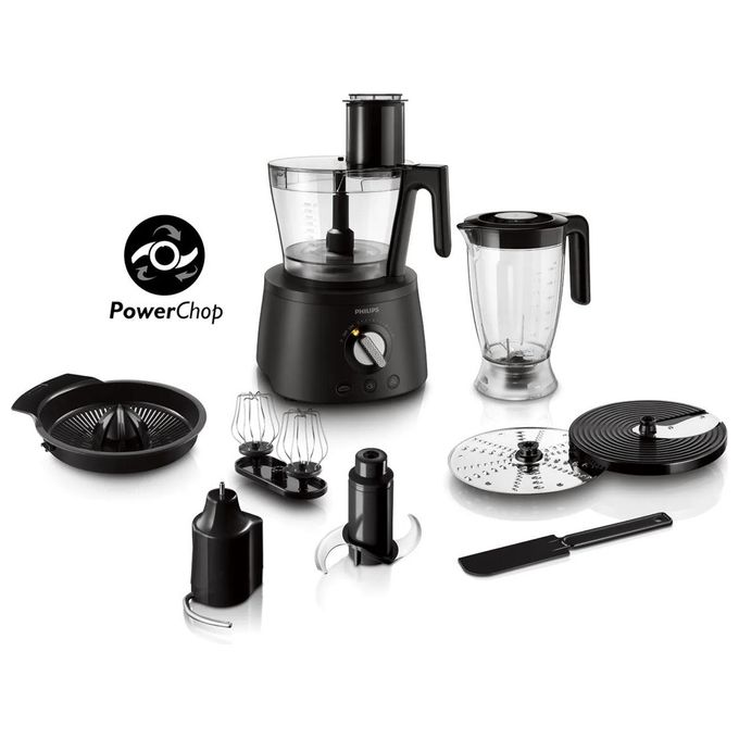 Philips HR7776-90 Avance Collection Robot Da Cucina 1300 W 3,4 Litri Compatto 3 in 1 Nero