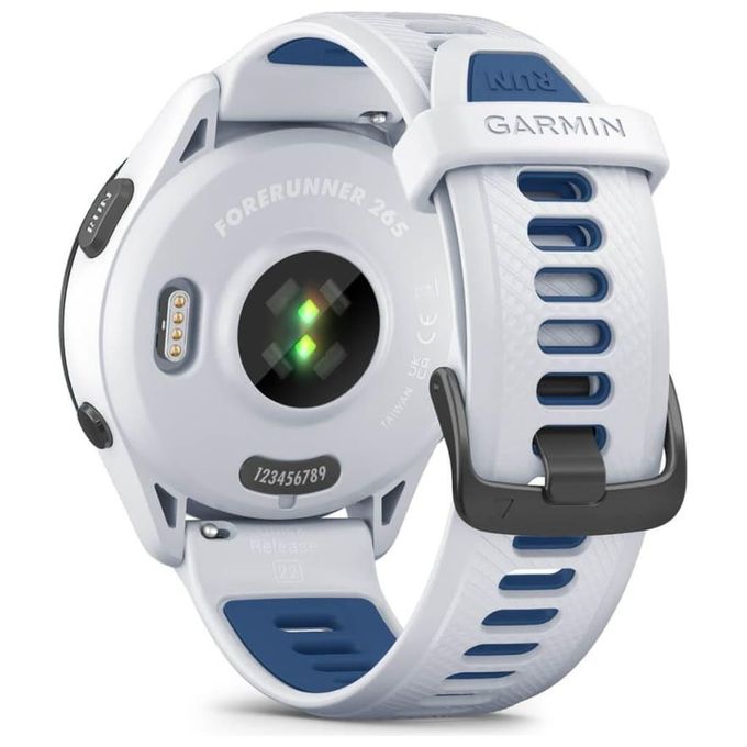 Garmin Forerunner 265 1.3'' AMOLED 46mm Nero-Bianco GPS Satellitare