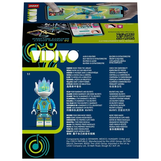 LEGO Vidiyo Alien Dj BeatBox Creatore Video Musicali con Alieno