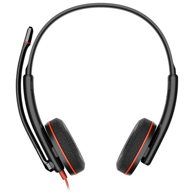 HP POLY Cuffie Blackwire 3220 Stereo USB-C con Adattatore USB-C-A