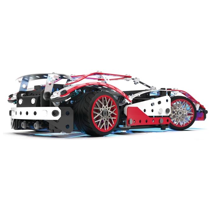 Meccano Multimodello da 25 Supercar Motorizzata Kit Di Costruzioni con 347 Pezzi Attrezzi e Fari Funzionanti
