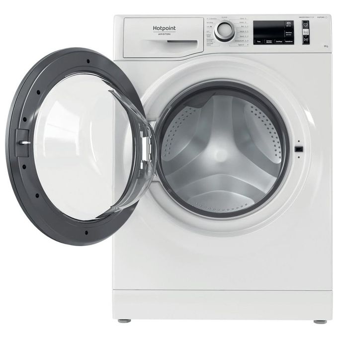 Hotpoint NR 748G WS A IT Lavatrice Carica Frontale 8 Kg 1400 rpm Classe A Steam Hygiene Motore Inverter (85x59,5x60,5 cm) colore Bianco