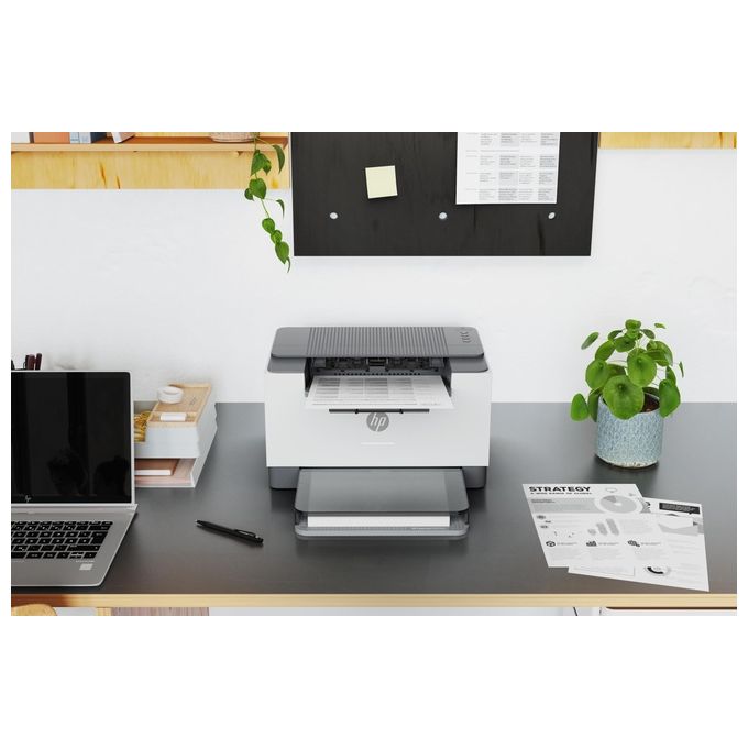 HP LaserJet M207dw 8J9K9F Stampante a Singola Funzione A4 Stampa Fronte e Retro Automatica in Bianco e Nero USB Wi-Fi Ethernet HP Smart Pannello di Controllo con Pulsanti LED Grigia