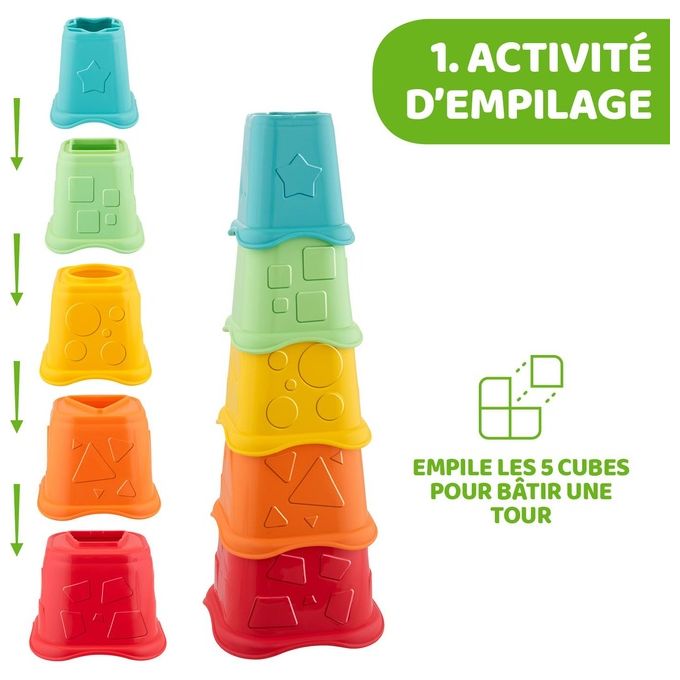 Chicco Gioco Tazze Impilabili 2-in-1 ECO+