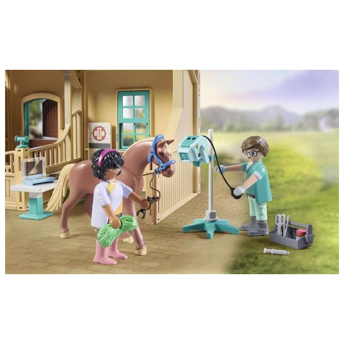 Playmobil Stalla con Veterinario Horses of Waterfall