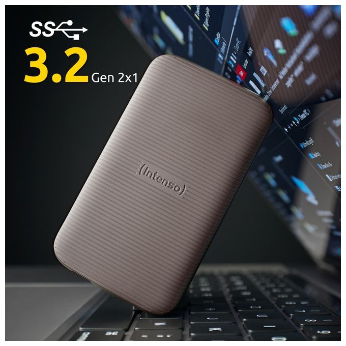 Intenso Ssd Esterno TX500 Usb 3.2 2Tb Marrone
