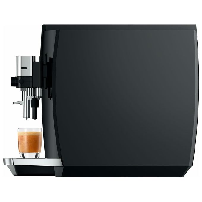 JURA E8 Piano Black - Macchina da caffe' automatica, 1,9 L, 15 bar, 1450 W, 17 specialita', macinacaffe' P.A.G.2, display da 3,5'', sistema cappuccino, Nero