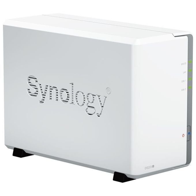 Synology DiskStation DS223J Server NAS e di Archiviazione Desktop Collegamento Ethernet LAN Bianco RTD1619B