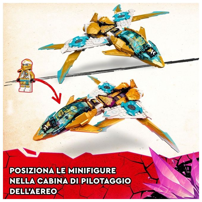 LEGO Il jet dragone d'oro di Zane