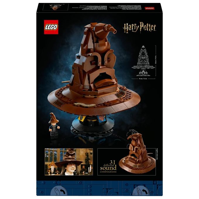 Lego, Il Cappello Parlante di Hogwarts, Set Costruzioni, 561 Pezzi, Harry Potter