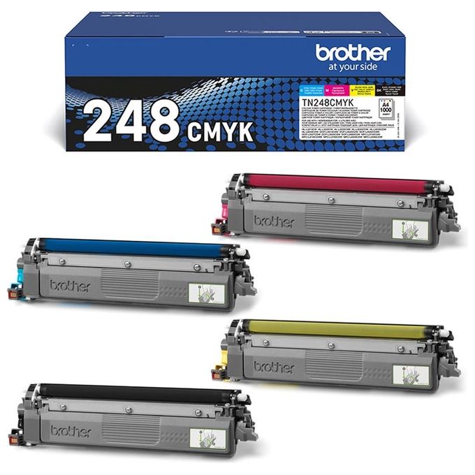 Brother TN-248VAL Toner 4 Pezzi Originale Nero-Ciano-Magenta-Giallo