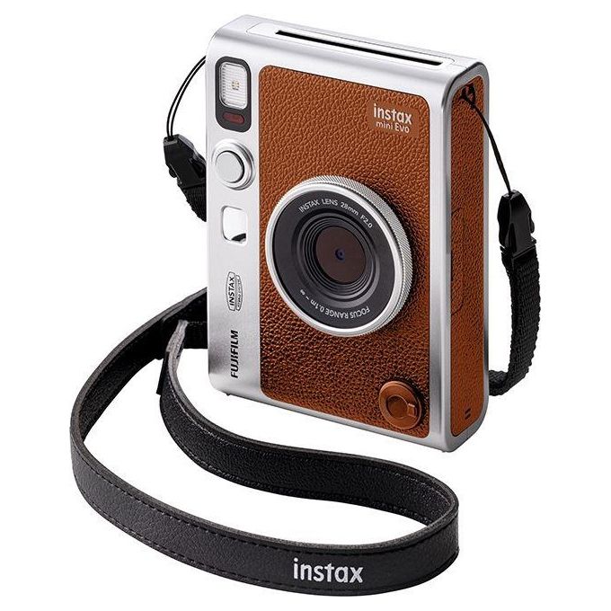 Fujifilm Instax Mini Evo CMOS 1-5'' 2560 x 1920 Pixel Marrone-Argento