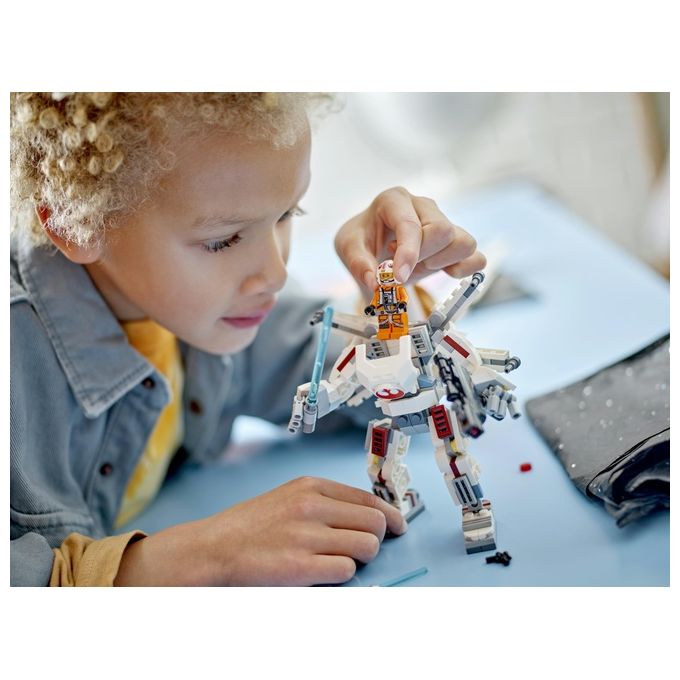 LEGO Star Wars Mech X-Wing di Luke Skywalker Veicolo Robot Giocattolo Simile all'Astronave Set di Giochi d'Avventura per Bambini e Bambine da 6 Anni in su Piccolo Regalo da Collezione 75390