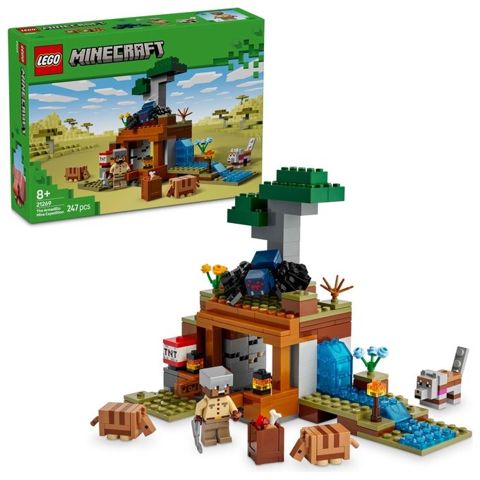 LEGO Minecraft Spedizione nella Miniera dell'Armadillo