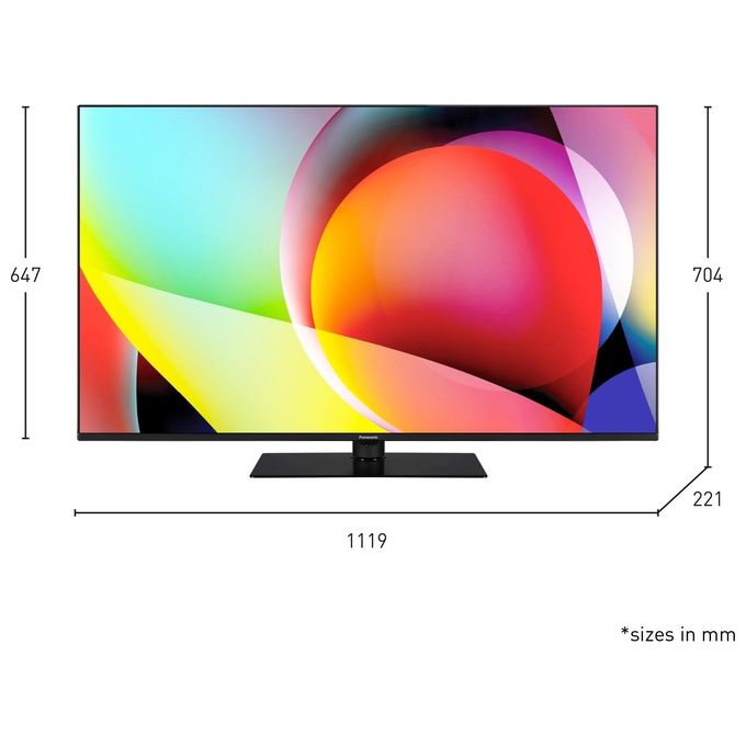Panasonic TN-50W70AEZ Serie W70 50 inch 4K Ultra HD LED Smart TV 2024 Google Assistant Chromecast Dolby Vision and Atmos Game Mode Bluetooth per Un  Esperienza Visiva Ottimale