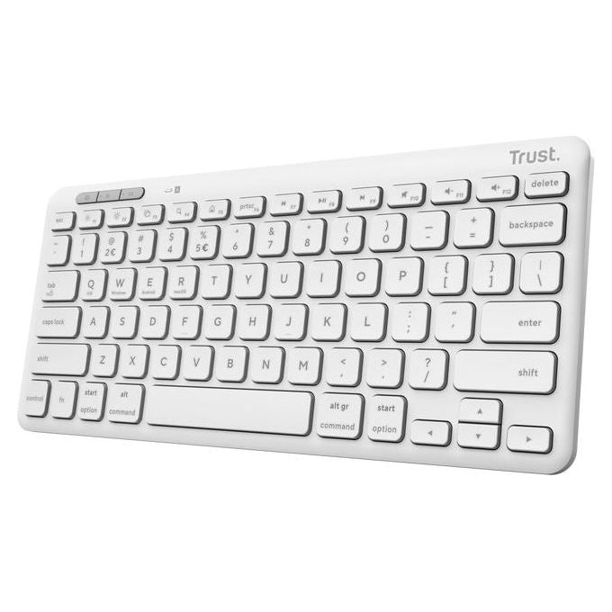 Trust Lyra Tastiera RF senza Fili  Bluetooth QWERTY Italiano Bianco