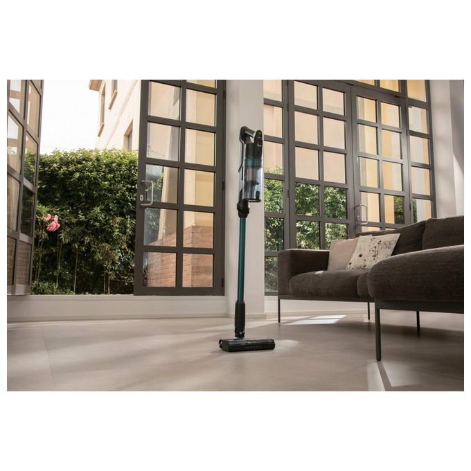 Hoover HF1P10P 011 Scopa Elettrica senza filo Aspirapolvere senza Sacco Ciclonica Potenza 165 Watt colore Nero e Blu