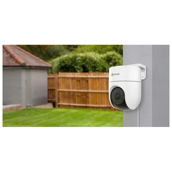 Ezviz CS-H8C H8c Telecamera IP Motorizzata 2K+ Wi-Fi Ethernet AI Tracking Visione Notturna 30m IP67 colore Bianco