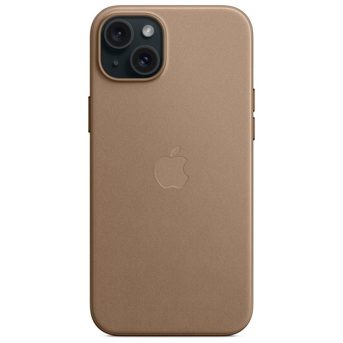 Apple Cover MagSafe Microtwill in Tessuto FineWoven Talpa per iPhone 15 Plus