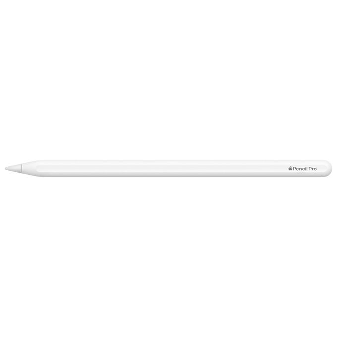 Apple Pencil Pro, Bianco, Per iPad Pro e Air, Con sensore di pressione