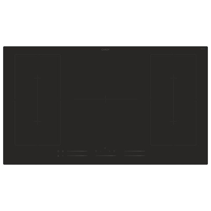 Candy CIFS954MCTT Piano Cottura ad Induzione da 90cm Doppia Zona Twin  1 Zona Controllo Multislider