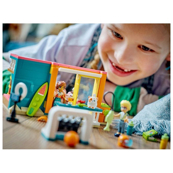 LEGO Friends 41754 La Cameretta di Leo, Set Camera da Letto a Tema Cucina e Video Making, Giochi per Bambini 6+ da Collezione