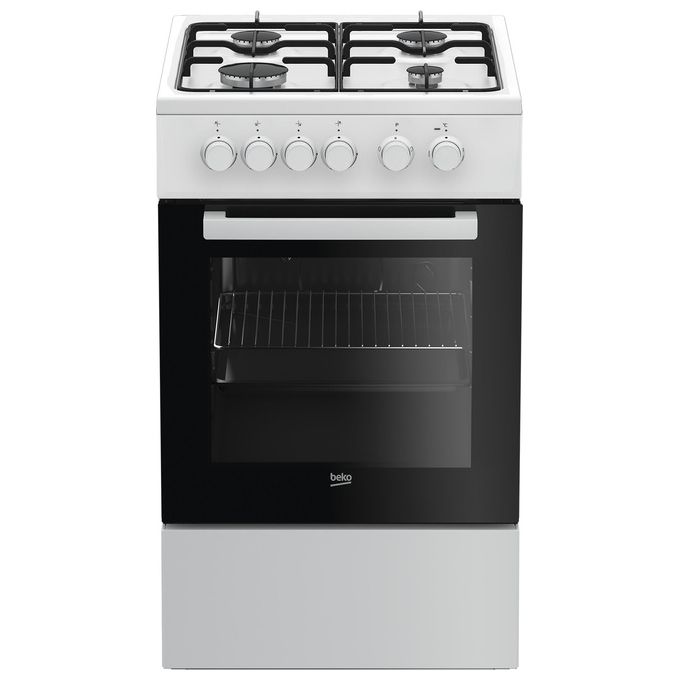 BEKO FSS52020DW Cucina a gas 4 fuochi  1 forno elettrico 50 cm Classe A bianco