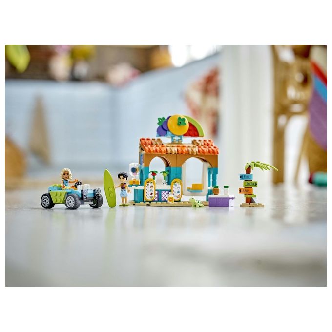 LEGO Friends Bancarella dei Frullati sulla Spiaggia Giochi Educativi per Bambine e Bambini da 6 Anni con 2 Mini Bamboline una Tartaruga un Buggy da Costruire e Cibo Giocattolo Idea Regalo 42625