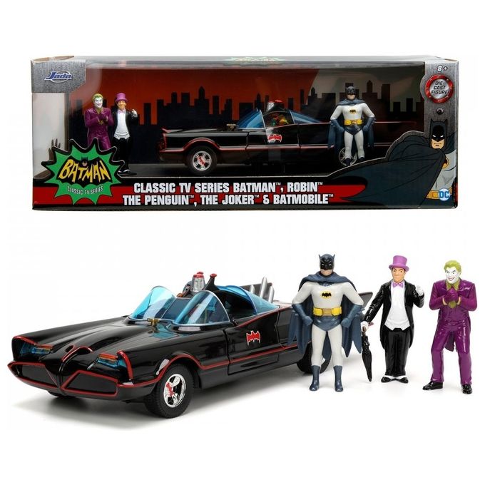 Jada Batman 1966 Classic Batmobile Deluxe Die-Cast 1:24