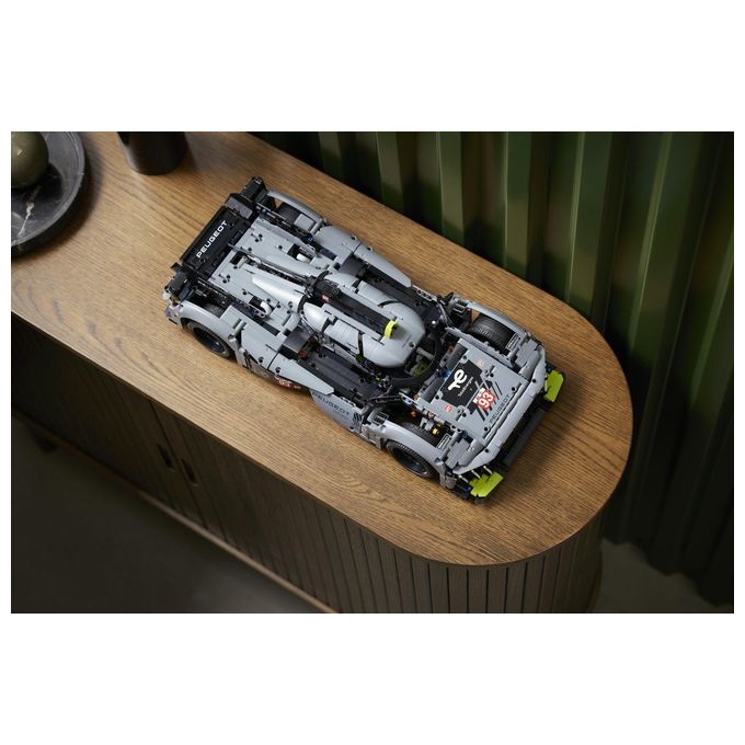 LEGO Technic 42156 PEUGEOT 9X8 24H Le Mans Hybrid Hypercar, Modellino di Auto da Corsa per Adulti Scala 1:10, Set da Collezione
