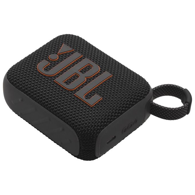 JBL GO 4 Speaker Bluetooth Portatile Altoparlante Wireless con Design Compatto Waterproof e Resistenza alla Polvere IP67 fino a 7 h di Autonomia USB Compatibile con App Portable Nero