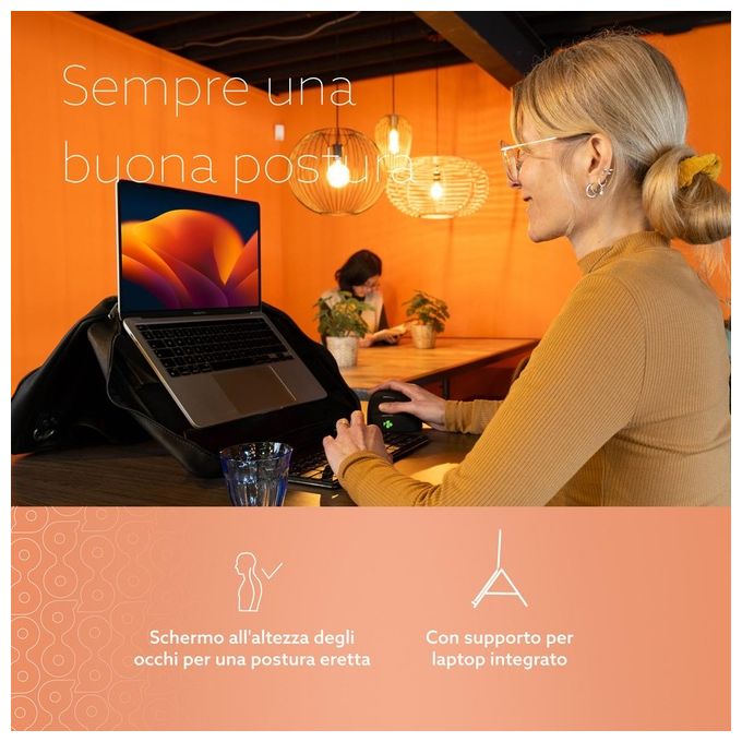 R-Go Tools RGOAVLAPBL Borsa per Laptop 15.6'' Valigetta Ventiquattrore Marrone