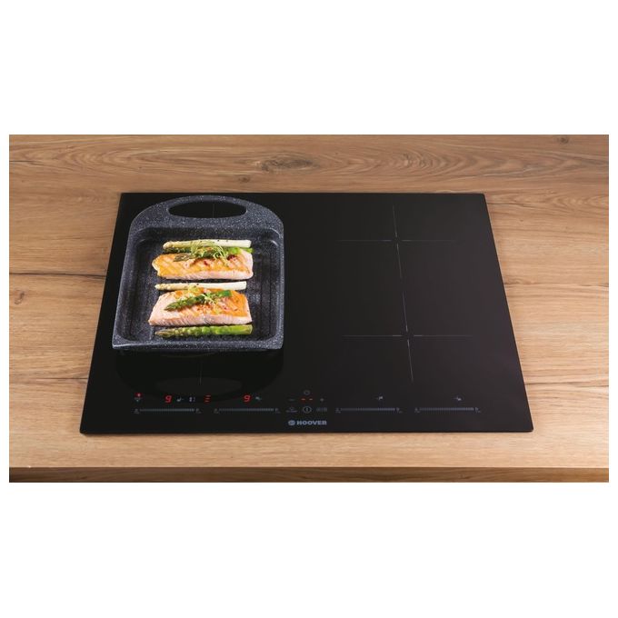 Hoover H-HOB 500 INDUCTION HTPS64MCTTWIFI Nero da incasso 59cm Piano Cottura a Induzione 4 Fornelli